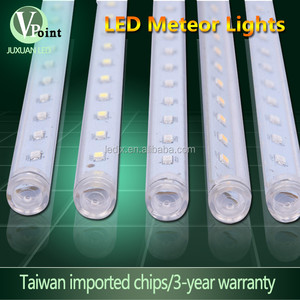 Wholesale 10pcs/set Meteor Rain Shower Laser <strong>Light</strong> <strong>Solar</strong> <strong>Tree</strong> <strong>Lights</strong> Ce&amp;rohs Christmas Led Outdoor Ip65 2 Years 30000 85 Dc12v - Product Image 3