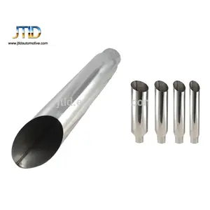 5''ID * 36 "IN ACCIAIO INOX SQUADRATO ANGOLO STACKS DIESEL TIP di SCARICO PER CAMION