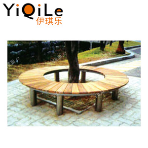 Hot <strong>Sale</strong> <strong>Wooden</strong> Metal Garden Round <strong>Bench</strong> Leisure <strong>Bench</strong> With CE Certification - Product Image 3