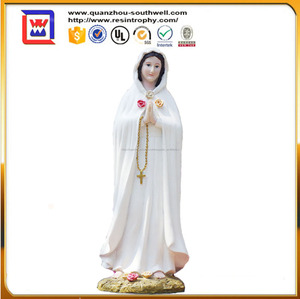 12 pulgadas Rosa Mistica <span class=keywords><strong>santa</strong></span> Figurine decoración religiosa estatua y polyresin virgen maría figurines - Product Image 1