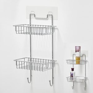 Estante de almacenamiento impermeable rectangular duradero con pegatina fuerte reutilizable - Product Image 3