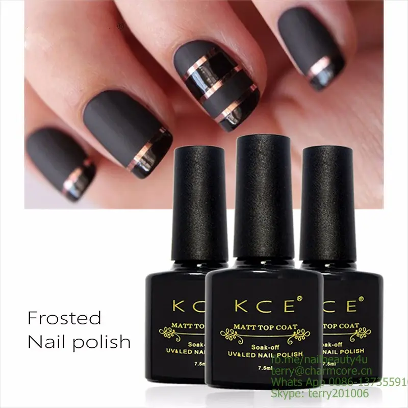 7.5ml Super Matter Gel Mat Top Coat Nail Art Design 7.5ml Soak Off Frosted Top Coat