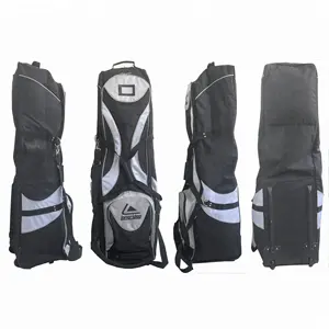 Nylon Golf Travel Cover Wholesale Custom Golf Air Bag With Wheels