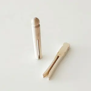 Runde und flache Form Holz kleidung Peg/Clip für DIY Craft Sticks/Holz Craft Decorated Doll Peg