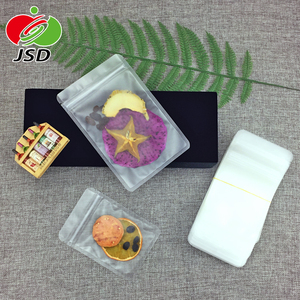 Sacs écologiques à fermeture éclair, 10 pièces, emballage en <span class=keywords><strong>plastique</strong></span> Transparent pour aliments, noix, Biscuits, grands, en Stock - Product Image 5