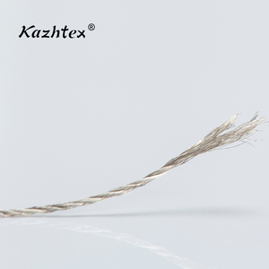 Tecnica rivestita conduttiva a bassa resistenza in puro filo d'argento intrecciata 210D/3 - Product Image 3