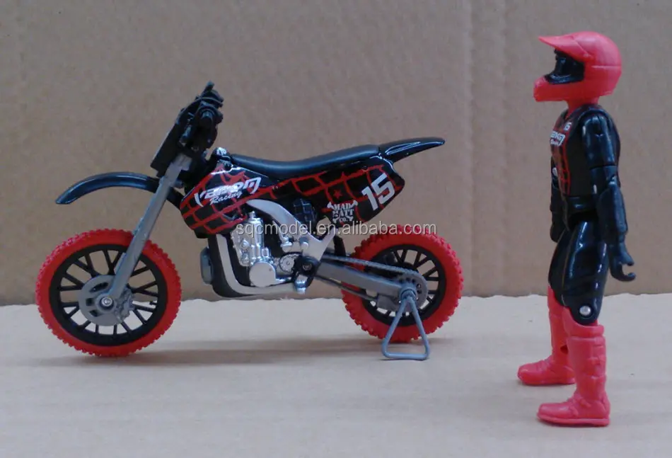 1:10 scale custom made old toy motorcycle model with sporter in dongguan