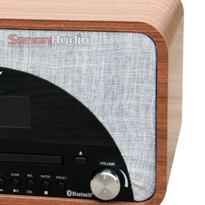 Rétro Vintage En Bois Lecteur de Disques USB Lecteur de Platine avec <span class=keywords><strong>radio</strong></span> AM et FM - Product Image 3