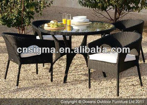 palerme 4 places salle à manger ensemble <span class=keywords><strong>table</strong></span> et chaises - Product Image 1