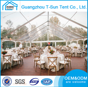 Techo De <span class=keywords><strong>Lujo</strong></span> al aire libre Gran Carpa Claro Transparente Tienda De La Boda de La Venta Caliente - Product Image 1