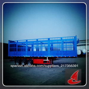 De almacenamiento 2013 cerca del remolque de carga de almacén semi- trailer con suspensión de aire - Product Image 1