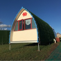 Le cadre en acier qui respecte l'environnement AH-FC5101 minuscule loge la Chambre préfabriquée pour la vie