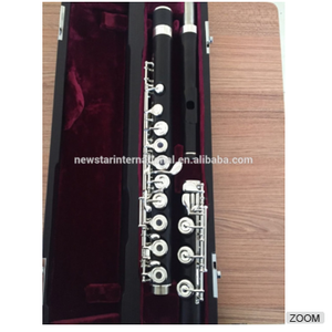 <span class=keywords><strong>Flauto</strong></span> in Ebano Stile Francese Strumenti Musicali a Fiato - Product Image 2