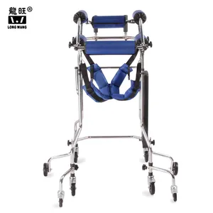医院设备可调八轮钢框架老人/残疾人步行辅助