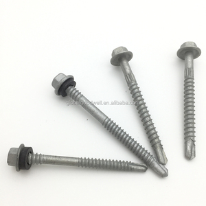 10g 12g 14g esagonale testa rondella <span class=keywords><strong>tek</strong></span> viti classe 4 classe 3 zincato AS3566 HWH tipo 17 viti per legname viti per tetti - Product Image 4