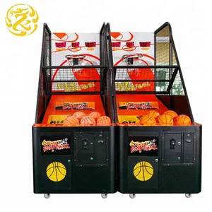 실내 Mmusement 동전 미는 사람 판매를 위한 운영한 기계 아케이드 게임 농구 아케이드