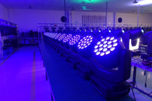 Vello <span class=keywords><strong>LED</strong></span> RGBW 40W Zoom Pixel Công Suất Cao Đầu Di Chuyển (XP900 3 Vòng Dot Matrix Di Chuyển Rửa) - Product Image 6