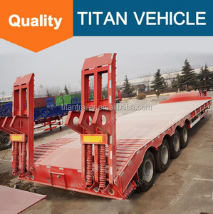 TITAN 3 essieux <span class=keywords><strong>semi</strong></span>-<span class=keywords><strong>remorque</strong></span> <span class=keywords><strong>plateau</strong></span> , <span class=keywords><strong>camion</strong></span> <span class=keywords><strong>semi</strong></span> <span class=keywords><strong>plateau</strong></span> lourd porte engin - Product Image 3