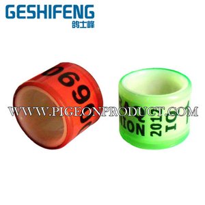 Plastic duif ringen met goede kwaliteit en goedkopere prijs gebruik voor postduif custom plastic ring bands voor duiven - Product Image 2