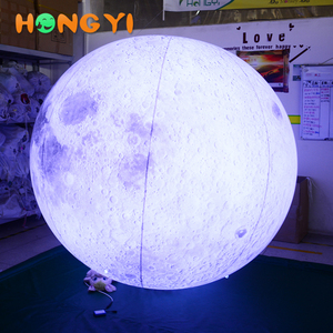 En plein air paysage décoration PVC gonflable LED ballon gonflable terre - Product Image 3