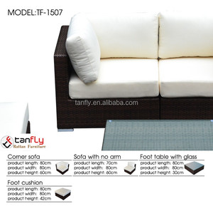 Ensembles <span class=keywords><strong>de</strong></span> <span class=keywords><strong>jardin</strong></span> extérieurs exclusifs en poly <span class=keywords><strong>rotin</strong></span> Meubles <span class=keywords><strong>de</strong></span> canapé sectionnels pour patio <span class=keywords><strong>de</strong></span> loisirs - Product Image 6