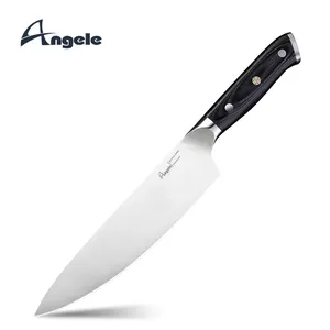 Japanese Kitchen Knife High Carbon 5CR15mov Stainless Steel Chef Knife with Pakka Wood Ergonomic Handle