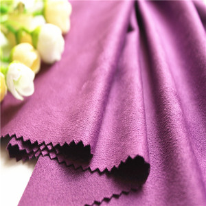 Tissu Keqiao 2026, tissu en daim éco extensible uni teint pour veste - Product Image 4