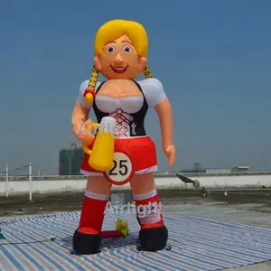 Luchtdicht Hot Koop Opblaasbare Sexy Meisje Custom Opblaasbare Holland Cartoon Ballon