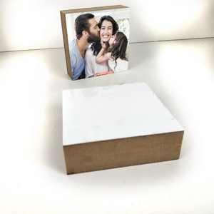 30mm Blank or Custom <strong>Printing</strong> Sublimation Wooden <strong>Block</strong> for Photo Frame - Product Image 2