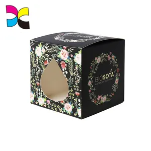 Lubca — boîte d'emballage en papier pour vernis à ongles, conception personnalisée, boîtes d'emballage avec fenêtre