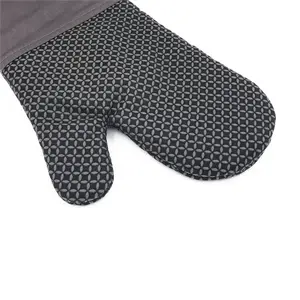 Hot Selling Silikon druck Grill handschuhe Ofen handschuhe extreme Grill hitze beständige Handschuhe