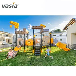 Outdoor Playground Equipment Factory Vasia Residential Plastic Slide Outdoor Playground Toys/Used Outdoor Kids Game/Outdoor Playground Equipment For Children