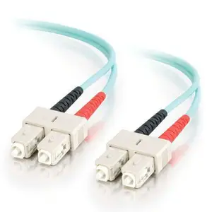 Cabo de remendo de fibra óptica simplex e duplex, cabo de pvc ou lszh com conector sc/lc/fc/st/mu