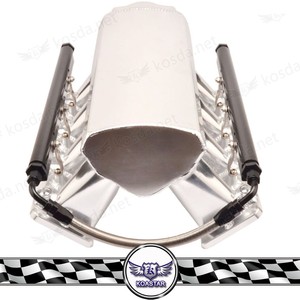 LS1 Auto Colector de Admisión De Fundición de Aluminio, 102mm Plata Colector de Admisión de Aire - Product Image 2