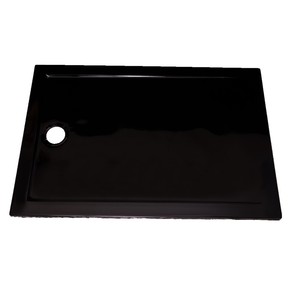 <span class=keywords><strong>Receveur</strong></span> <span class=keywords><strong>de</strong></span> <span class=keywords><strong>douche</strong></span> d'angle moderne en acrylique solide noir ultra plat <span class=keywords><strong>de</strong></span> grande taille Design <span class=keywords><strong>rectangulaire</strong></span> pour hôtels - Product Image 1