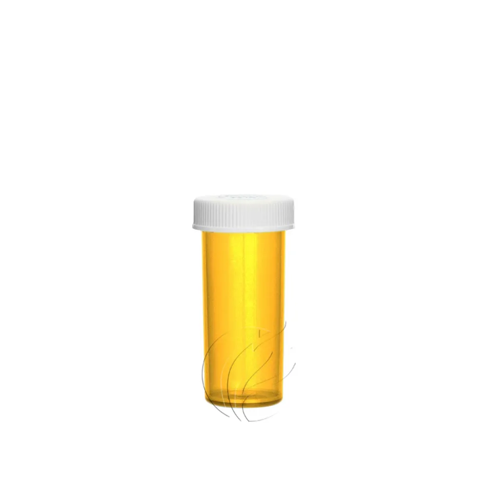 ادفع وتحول قارورة في العنبر علبة دواء بلاستيكية 6 إلى 120 درام وصفة طبية زجاجات لحبوب الدواء