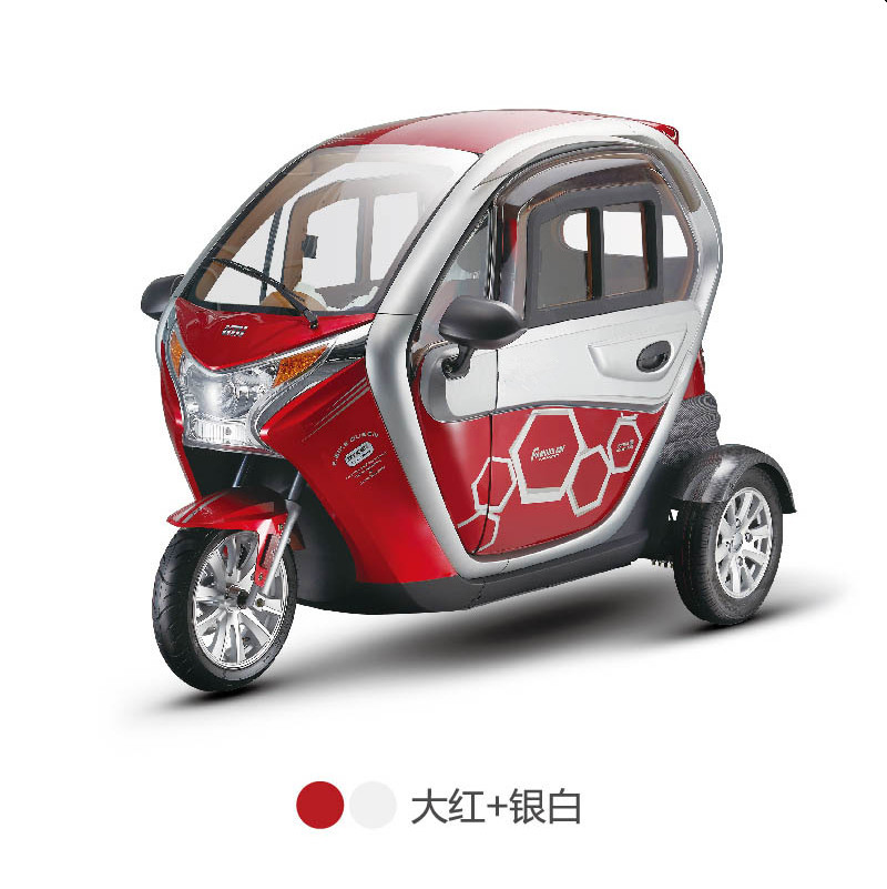 2019 EECハイエンド大人3輪3席完全同封電気三輪車