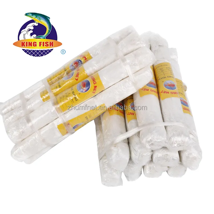 Nylon multifilament used commercial fishing net white factory supply