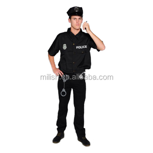 Cospaly पार्टी बहाना हेलोवीन वयस्क पुरुषों के लिए पुलिस कॉस्टयूम MAB-44 - Product Image 1