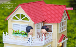 Wholesale Furniture Dollhouse Miniatures <strong>Princess</strong> Cottage Creative Gifts Wooden <strong>Doll</strong> <strong>House</strong> for Girls - Product Image 4