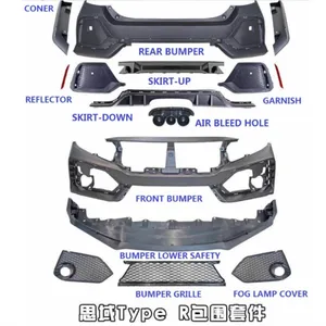 Body Kits for Honda civic Type-R 2016-2017
