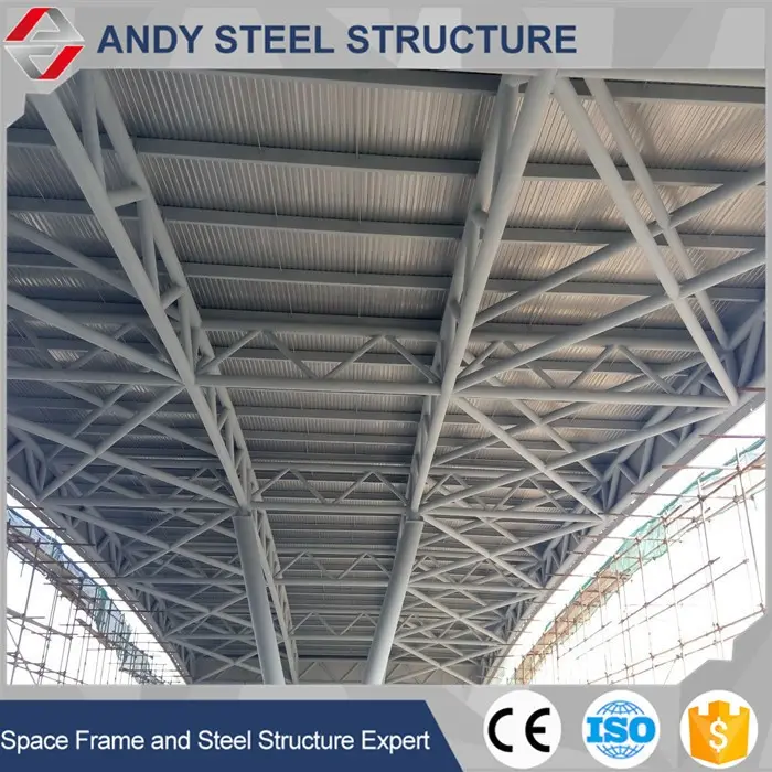 Estructura truss espacio sistemas de acero de construcción