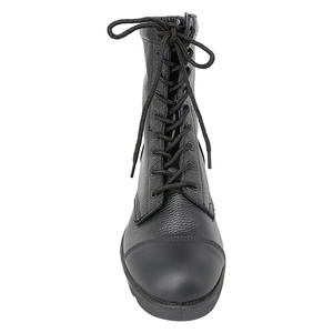 KMS pelle nera di alta qualità traspirante scarpe da allenamento da <span class=keywords><strong>uomo</strong></span> tattico stivali da combattimento bottoni tattili per gli uomini Desert Boots - Product Image 3