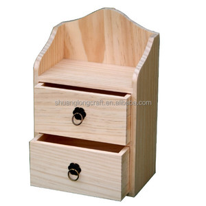 Solid Wood <strong>Small</strong> <strong>Chest</strong> with Drawers, <strong>Small</strong> Wooden Drawers Cabinet Wooden Box Storage Box - Product Image 5