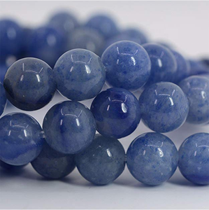 8mm Natural Round Polish Blue Aventurine <strong>Healing</strong> <strong>Crystal</strong> Beads Semi-Precious Gemstone Stretch <strong>Bracelets</strong> for Unisex - Product Image 3