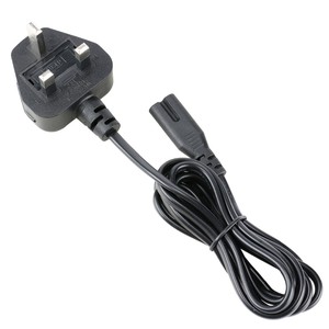 13A 250V UK Male to 2Pin IEC 320 C7 AC <strong>Power</strong> Cord for Smart <strong>TV</strong> Mains <strong>Cable</strong> - Product Image 1