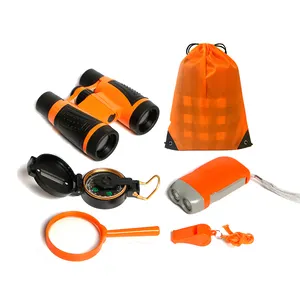 Explorer Kit phiêu lưu đồ chơi, trẻ em thiên nhiên thăm dò Kit Ống nhòm Set với Kính thiên văn, kính lúp