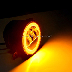 4 pulgadas faro <span class=keywords><strong>halo</strong></span> luces de niebla DRL luz de la motocicleta para la motocicleta cromo bicicleta luces de niebla - Product Image 5