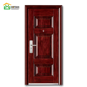 Porte en verre pour <span class=keywords><strong>Garage</strong></span>, cadre en acier, French, vue complète, modèle de portes en fer pour la maison - Product Image 5
