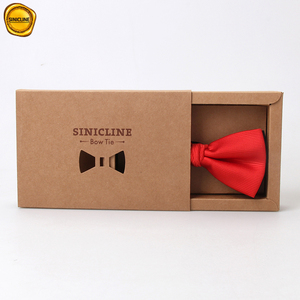 Sinicline Rot Herren Bowtie Verpackung Made Geschenk Custom verpackung bogen krawatte <span class=keywords><strong>box</strong></span> - Product Image 4